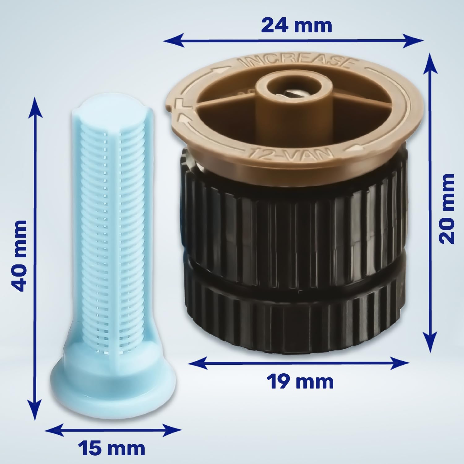 Arroseur Canon Buse Arrosage 10 VAN MONTERAL - Secteur Réglable 0-360°, Portée 2.1-3.1m, Garantie 10 Ans Buse D'arrosage Industriel
