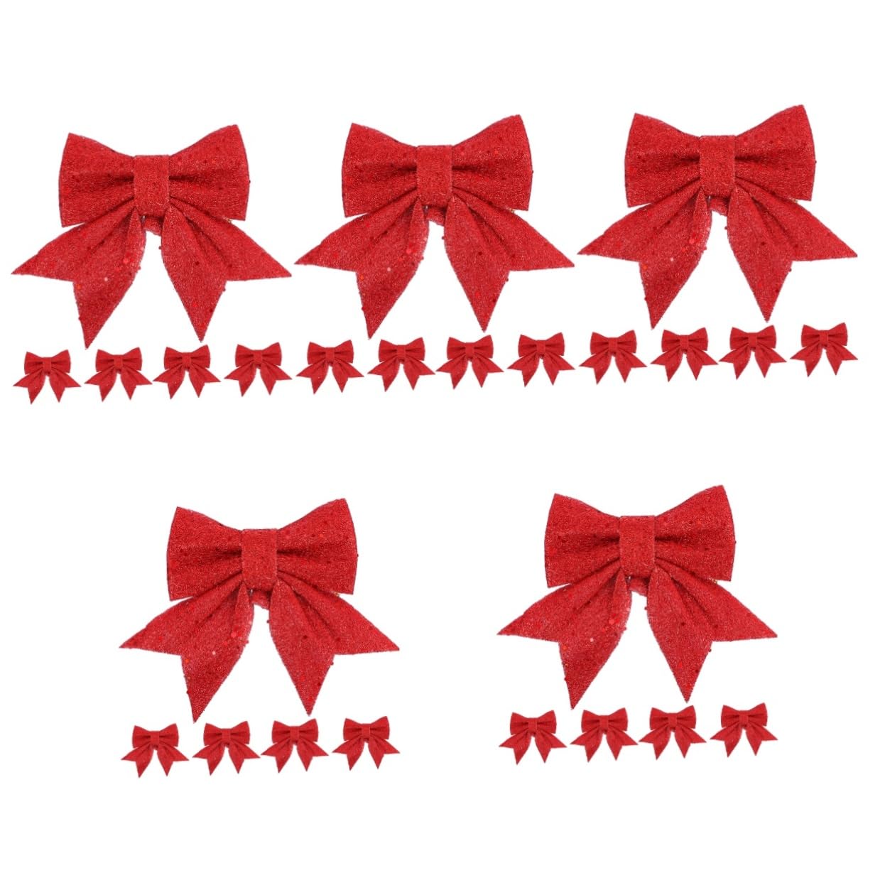 Accessoires de Noël réutilisables pour wreaths et grands sapins élégants