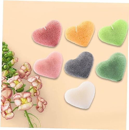 Esponja facial, exfoliante, reutilizable, elimina la suciedad profunda que puede causar brotes y puntos negros, blanco, duradero y hábil