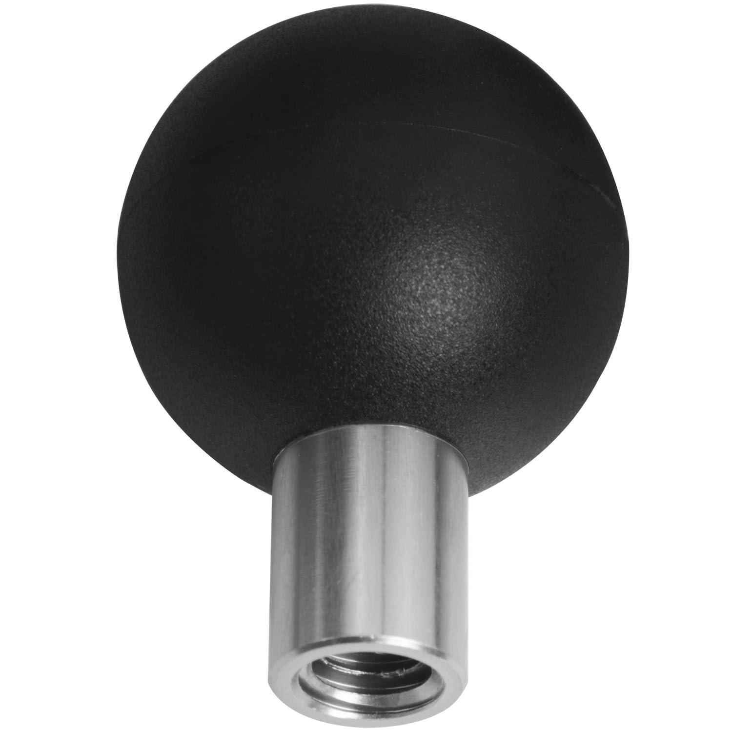 LUORNG Motorcycle Mirror Ball Mount Base Extension Kit Mobile Phone Mount 1/4 Inside Tooth 25mm Ball Threaded Hole Ball Adapter Universal Mirror Mount Ball Base