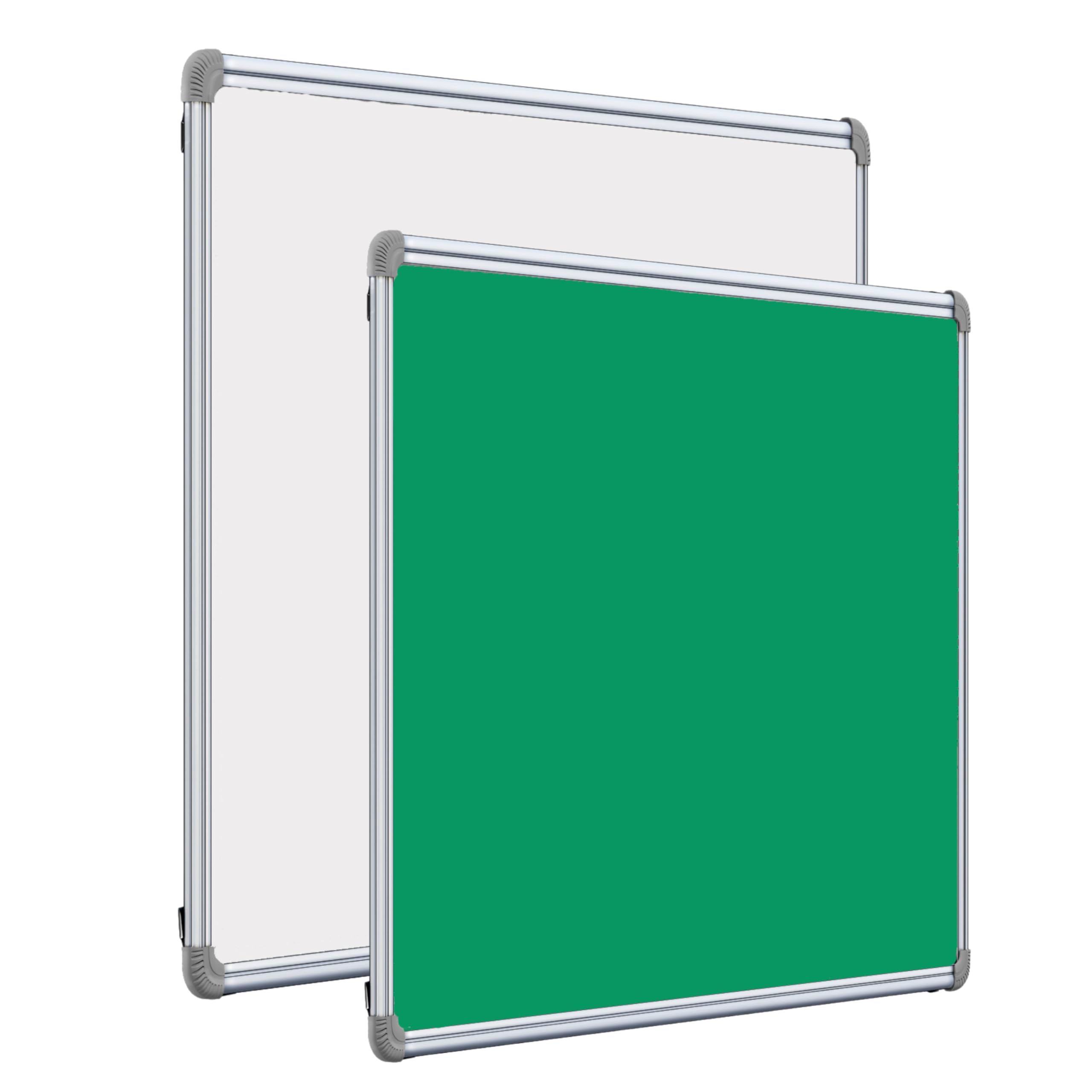 Premium Non-Magnetic Double Sided Whiteboard & Chalkboard – for Home, Office, School & Classroom Use – Includes 2 Markers & 1 Duster Size 8x4ft