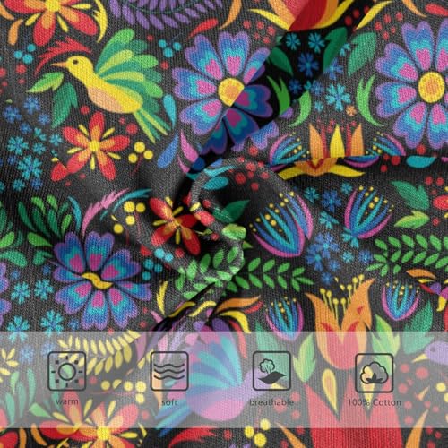 Boys' Exclusive Briefs Toddler Underwear 95% Combed Cotton Boxerbriefs 2T Colorful Folk Pattern 113