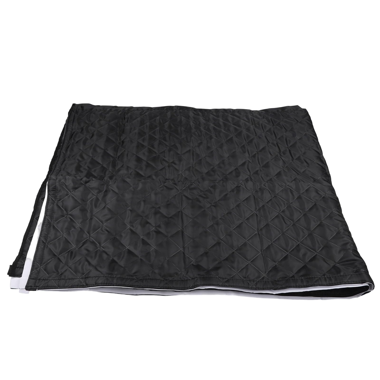Housse de porte isolante pour camping-car, rideau thermique à trois couches Oxford et coton pour porte de camping-car, noir, 133 x 180 cm
