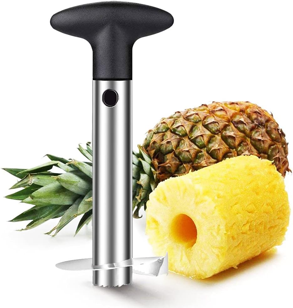 Pineapple Corer and Slicer, Upgraded Thicker 304 Stainless Steel Kitchen Pineapple