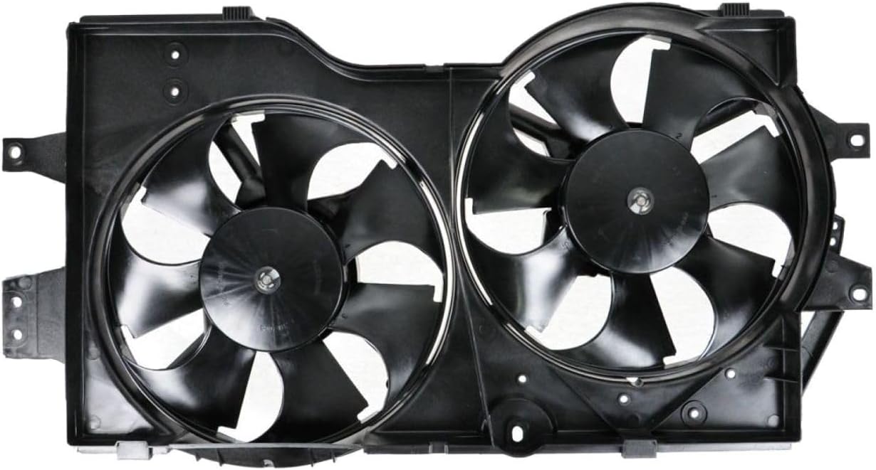 Radiator Cooling Fan Motor Assembly 2pc for Chrysler for Town & Country 96-00,for Dodge for Caravan 96-00 for Grand Caravan 96-00,for Plymouth for Grand Voyager 96-00 for Voyager 96-00