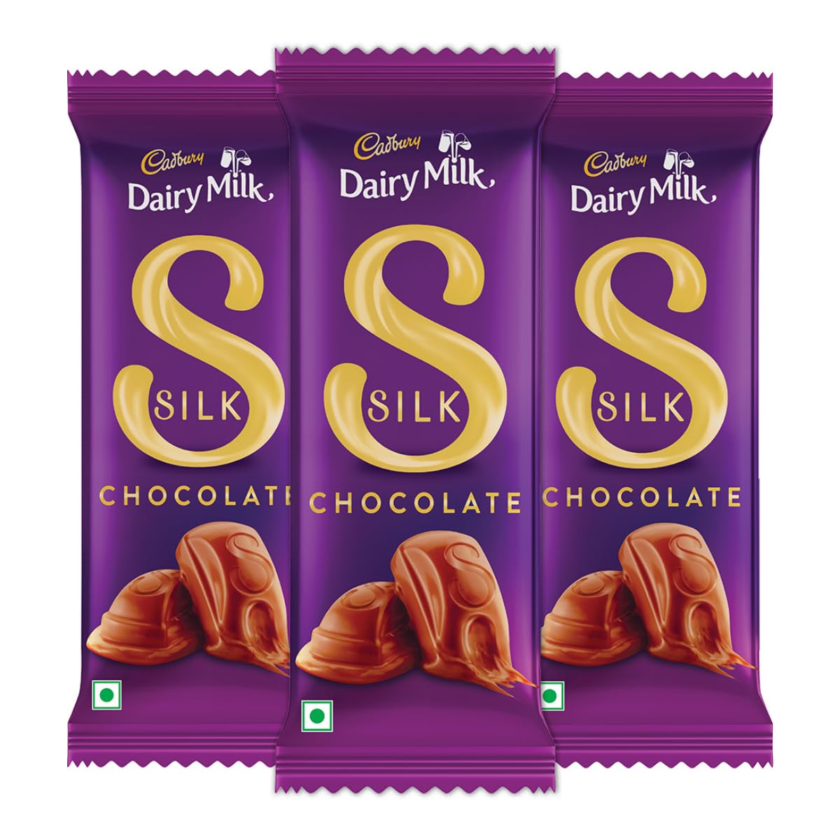 Cadbury Dairy Milk Silk Chocolate Bar, 144 g (Pack of 3)