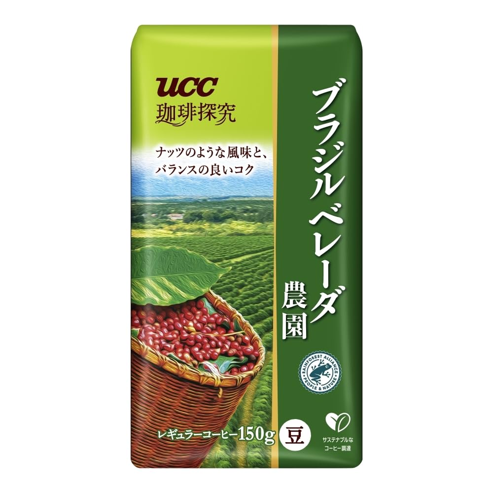 Amazon.co.jp: UCC 珈琲探究 炒り豆 ブラジル ベレーダ農園 450g