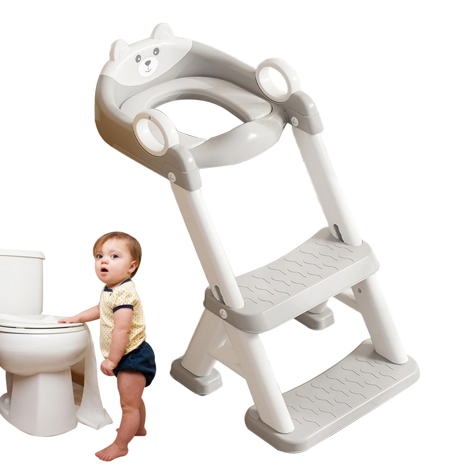 Sedile del gabinetto per bambini, sedile vasino per toilette Altezza | Allenatore per bambini pieghevoli Strumenti per bambini non slip con spl