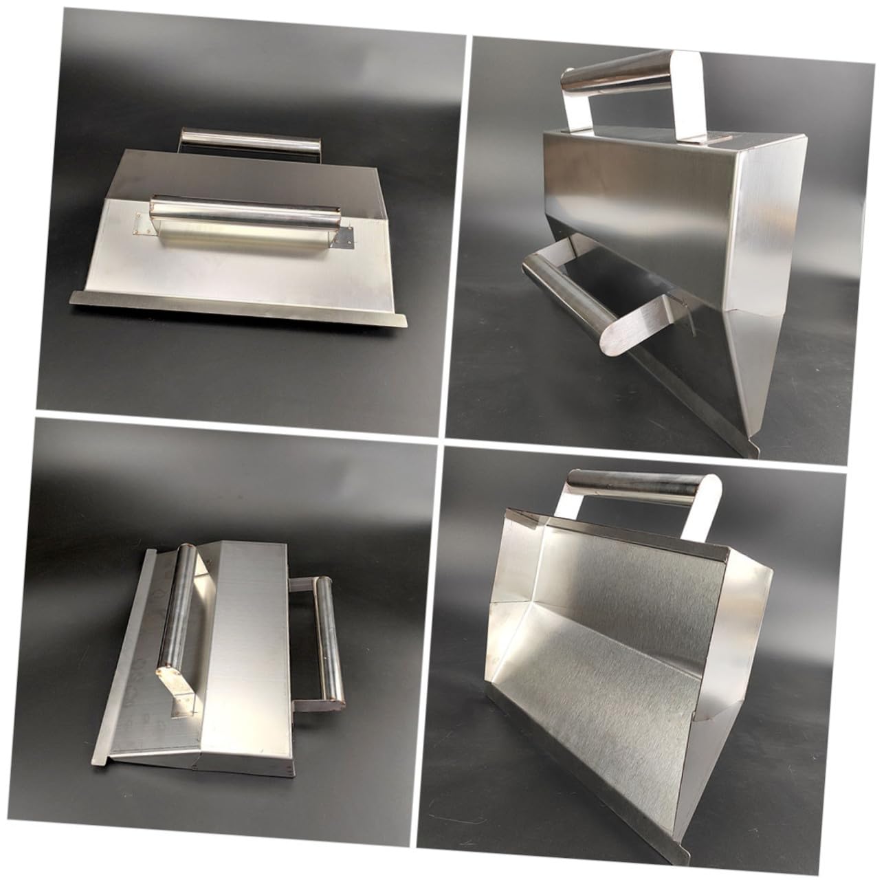 UKCOCO Truelle Enduire Inox Ergonomique pour Finition Plâtre Mur Intérieur Multi-usages Outil Lissage Ciment et Résistant