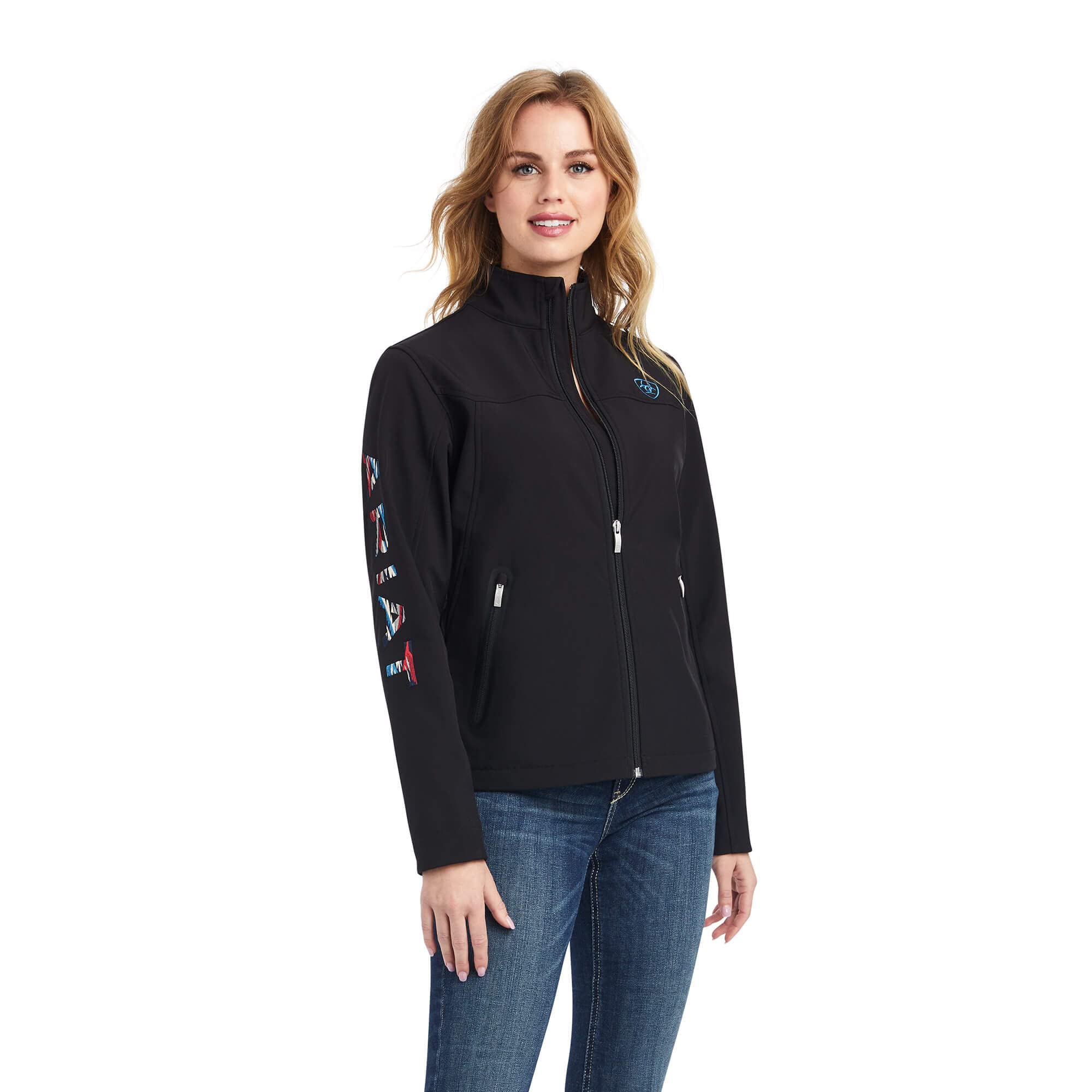 Ariat Women's New Team Softshell Jacket – Wind and Water Resistant Jacket