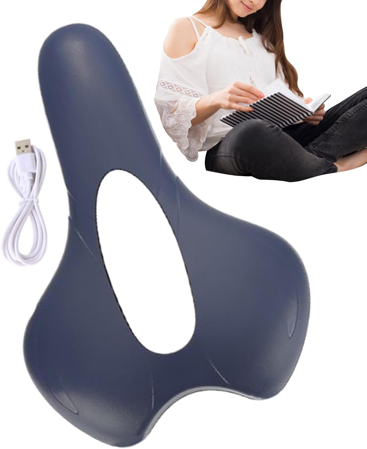 Pelvic Floor Exercise Devices | Rechargeable Pelvic Muscle Trainer Women,Portable Massager Stimulator for Recovery Pregnancy Fitness Health Wellness