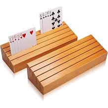 Exqline Ah ap Oyun Kart  Tutucular  Tepsi Raf D zenleyici  ocuklar Ya l lar Yeti kinler i in 2'li Set - 22,84 cm 7,1 cm Son S r m Bridge Canasta UNO Kart Oynama i in Yeterince Ta nabilir