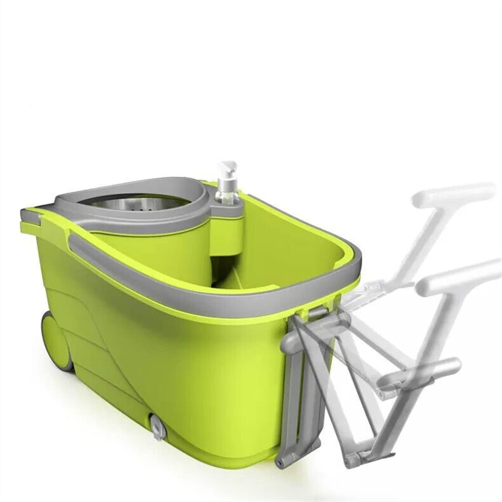 Mocio Acciaio inossidabile Rolling Spin Sistema MOP Sistema con ruote e distributore di sapone MICOFERIO MOP SOSPESA SEPARAZIONE SEPARAZIONE MULTIPURUPUPUPUPUPUPUPURY Strumenti di pulizia domestica Mo