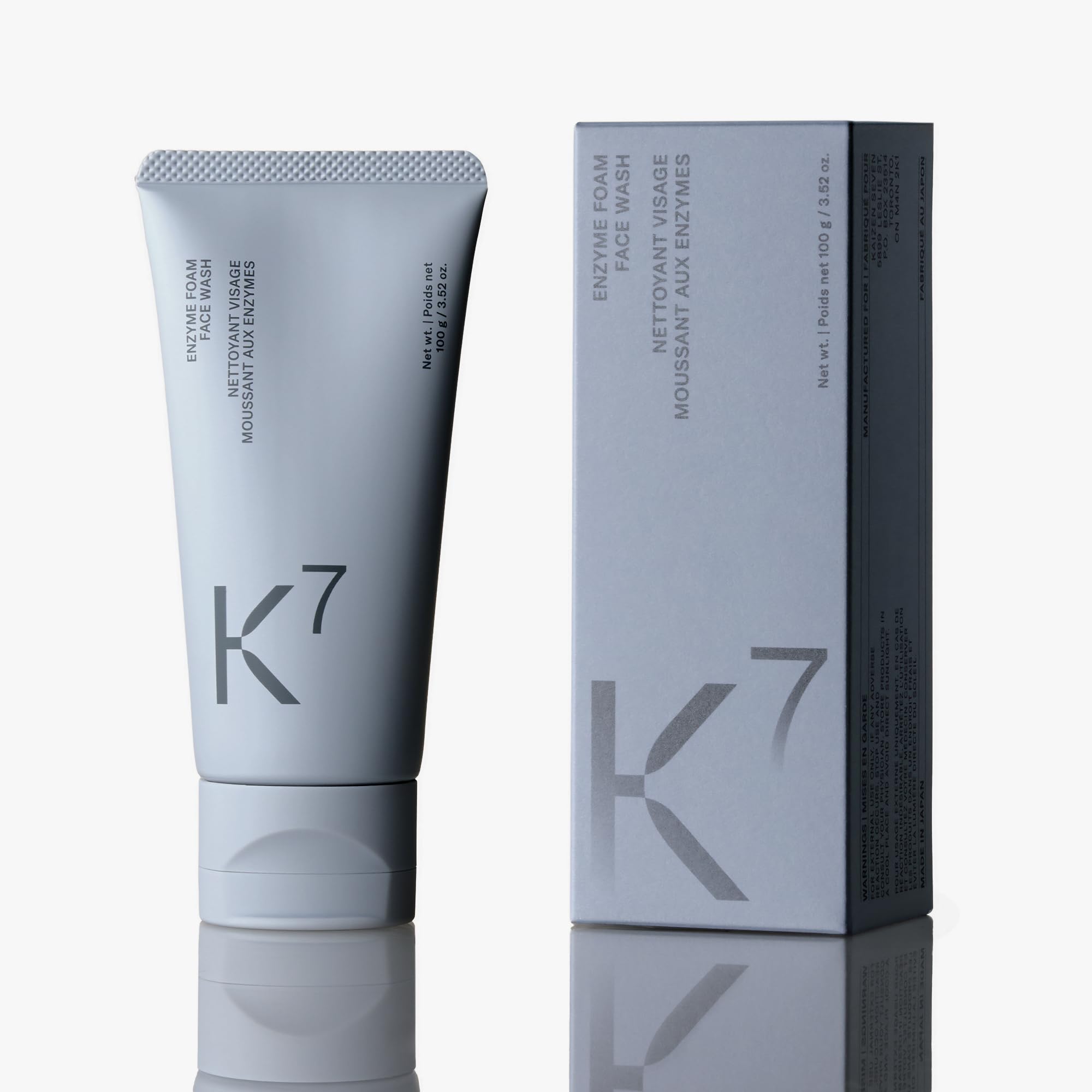Amazon.com: Kaizen Seven Enzyme Foam Face Wash, Japanese Biotech