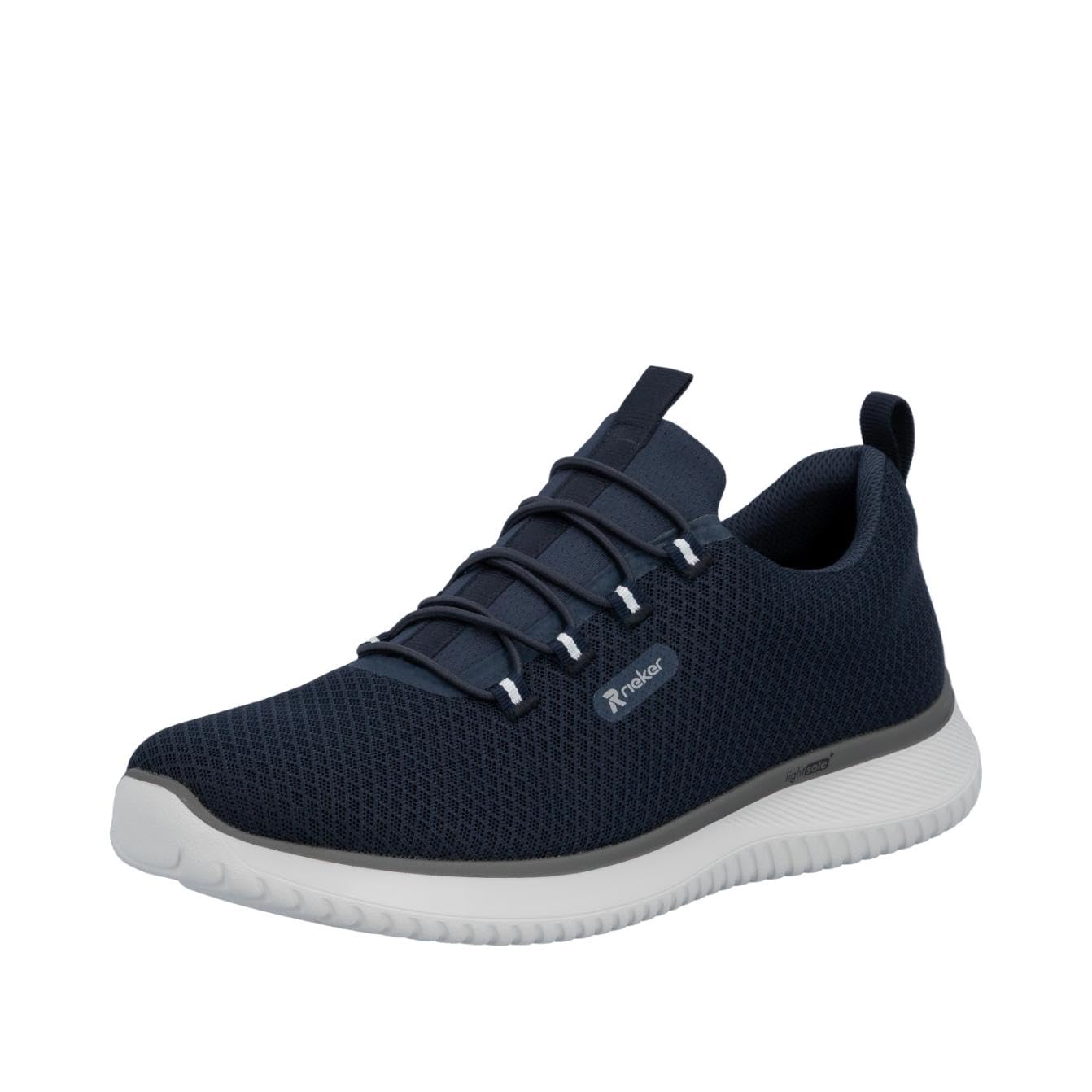 Rieker B9655-00 Herren Slip On Sneaker Textil in schwarz - Gr. 40