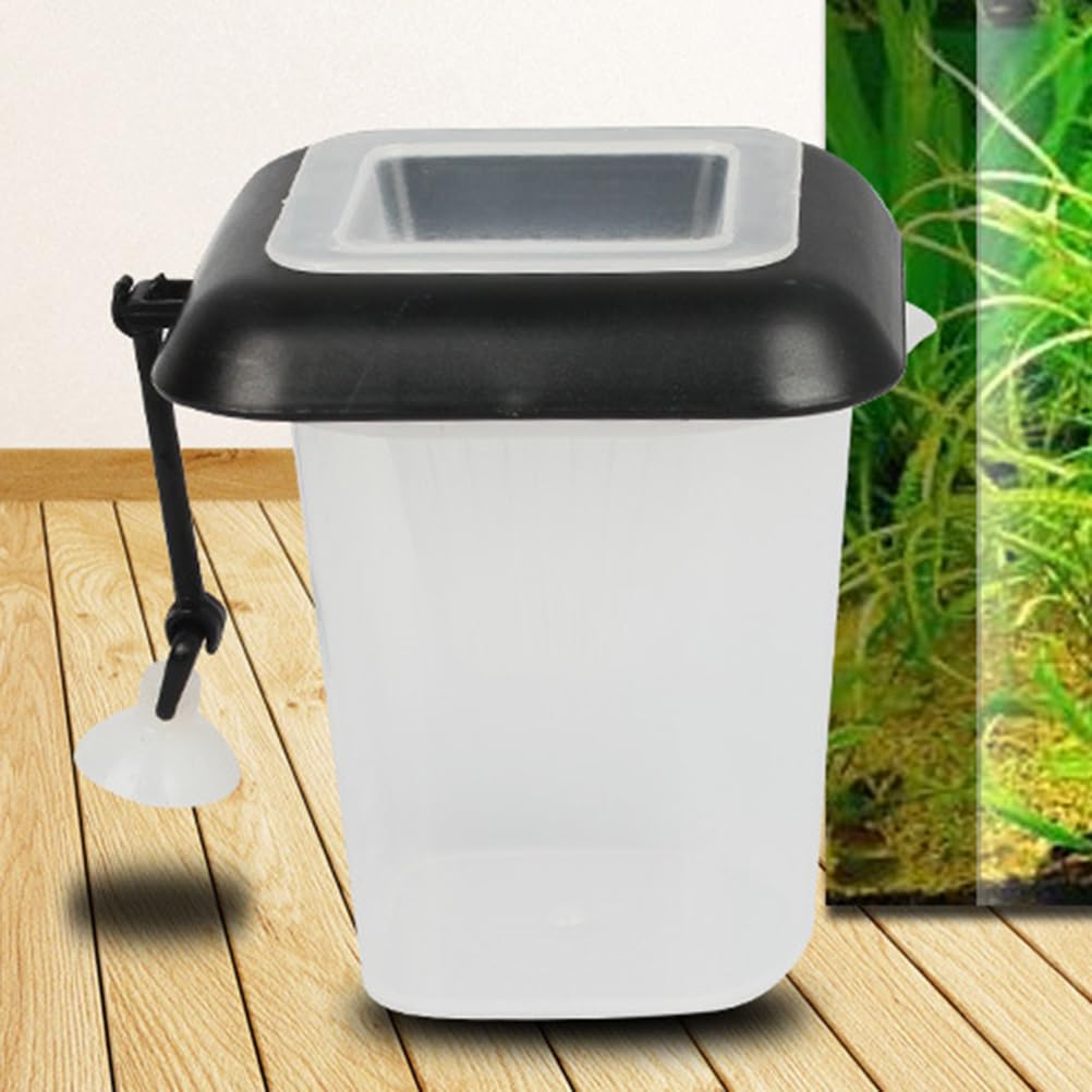 FOMIYES Fish Tank Feeding Cup Betta Toys Bloodworms Floating Fish Feeding Cup Red Worms Feeder Fish Feeding Ring Fish Tank Fish Feeder Blood Worm Cup to Feed White Fish Tank Feeder