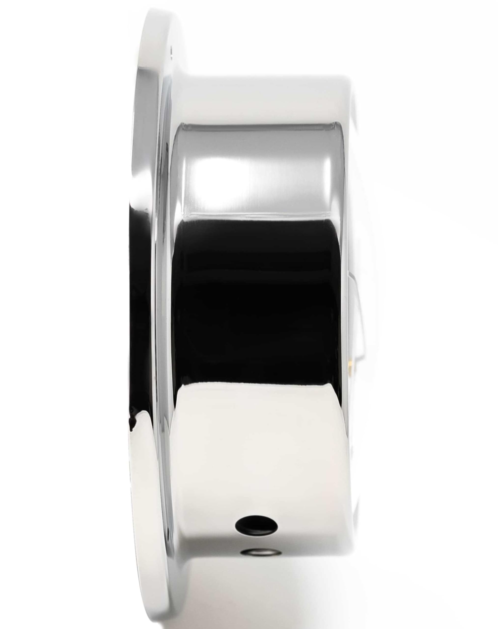 BARIGO 983RFPO TEMPO - Termoigrometro sintetico, 110 x 35 mm, misuratore di precisione con termometro bimetallico, in acciaio inox lucidato