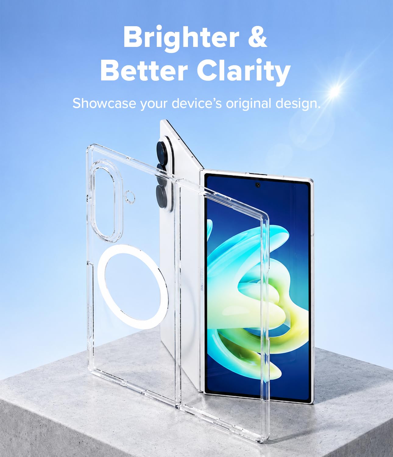 Ringke Funda y Protector Pantalla para Galaxy Z Fold 8 Ultra