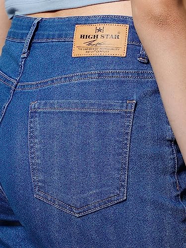Image of HIGH Star Women's Regular Fit Mid Rise Jeans
