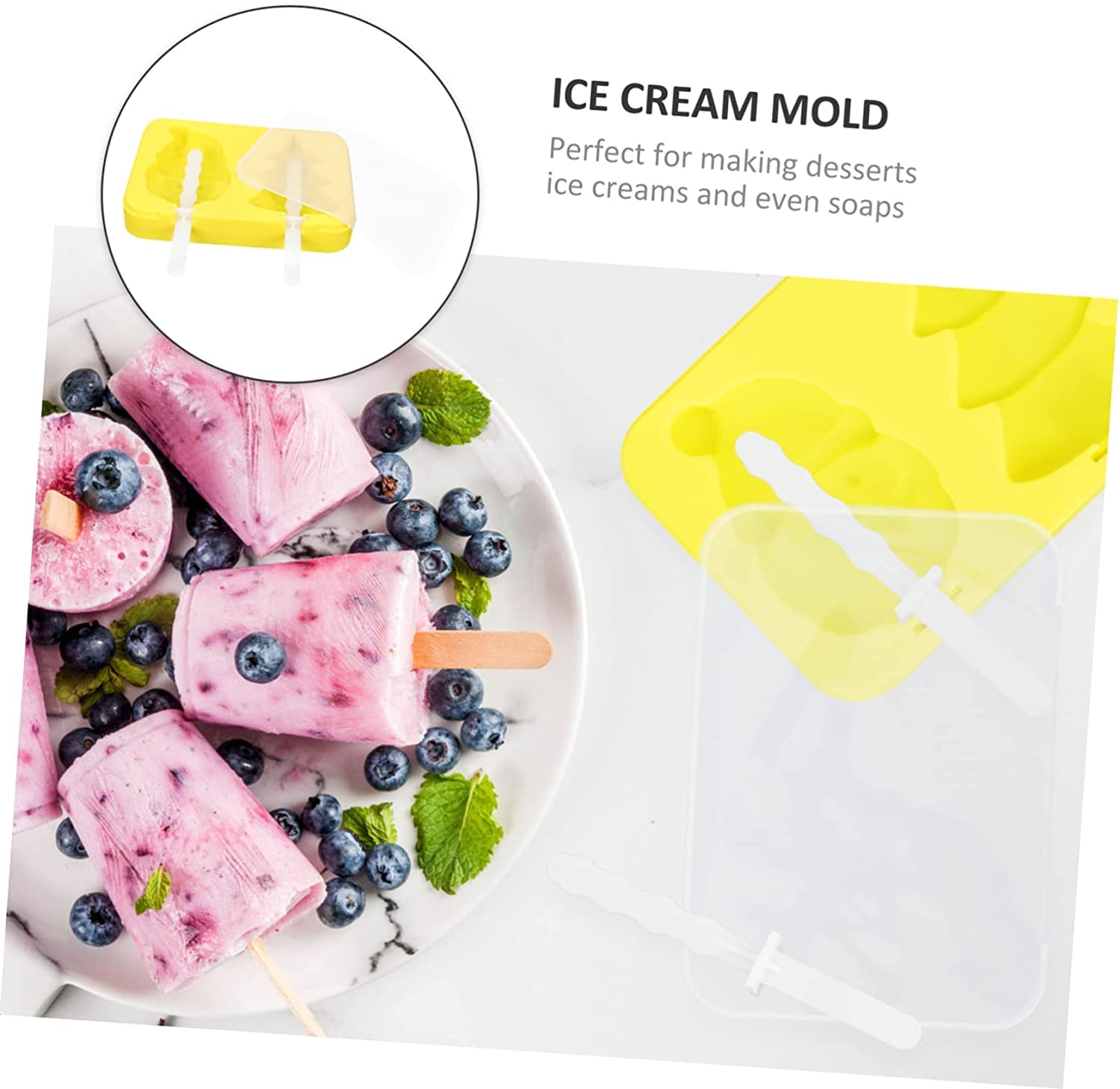 2 pièces moules à Glace de noël moules à Chocolat moules à Bonbons au Chocolat moules en Silicone gâteau en Silicone sucettes glacées Pliables père noël en Silicone Bricolage moules en