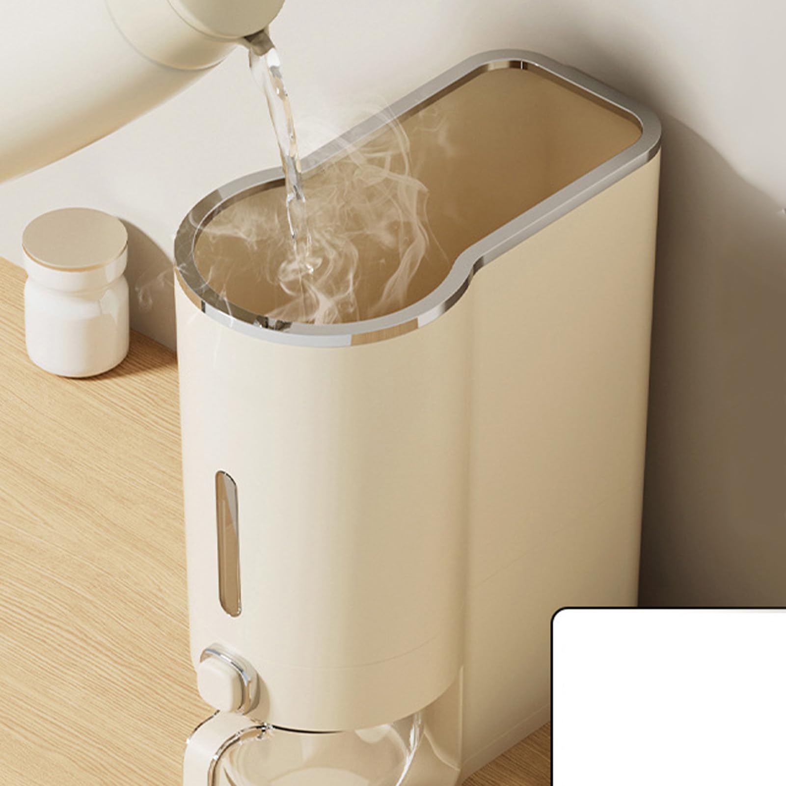 Fdit Contenedor de Alimentos, Caja de Almacenamiento de Arroz de Gran Capacidad, Contenedor Dispensador de Arroz de Cocina