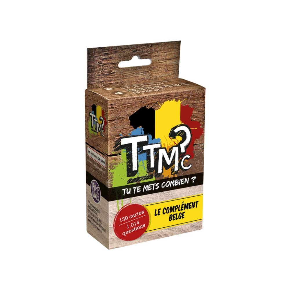 PIXIEGAMES | TTMC – Il Supplemento Belga | Espansione Ufficiale Con 130 Carte E 1014 Domande | Gioco Da Tavolo Culturale E Divertente