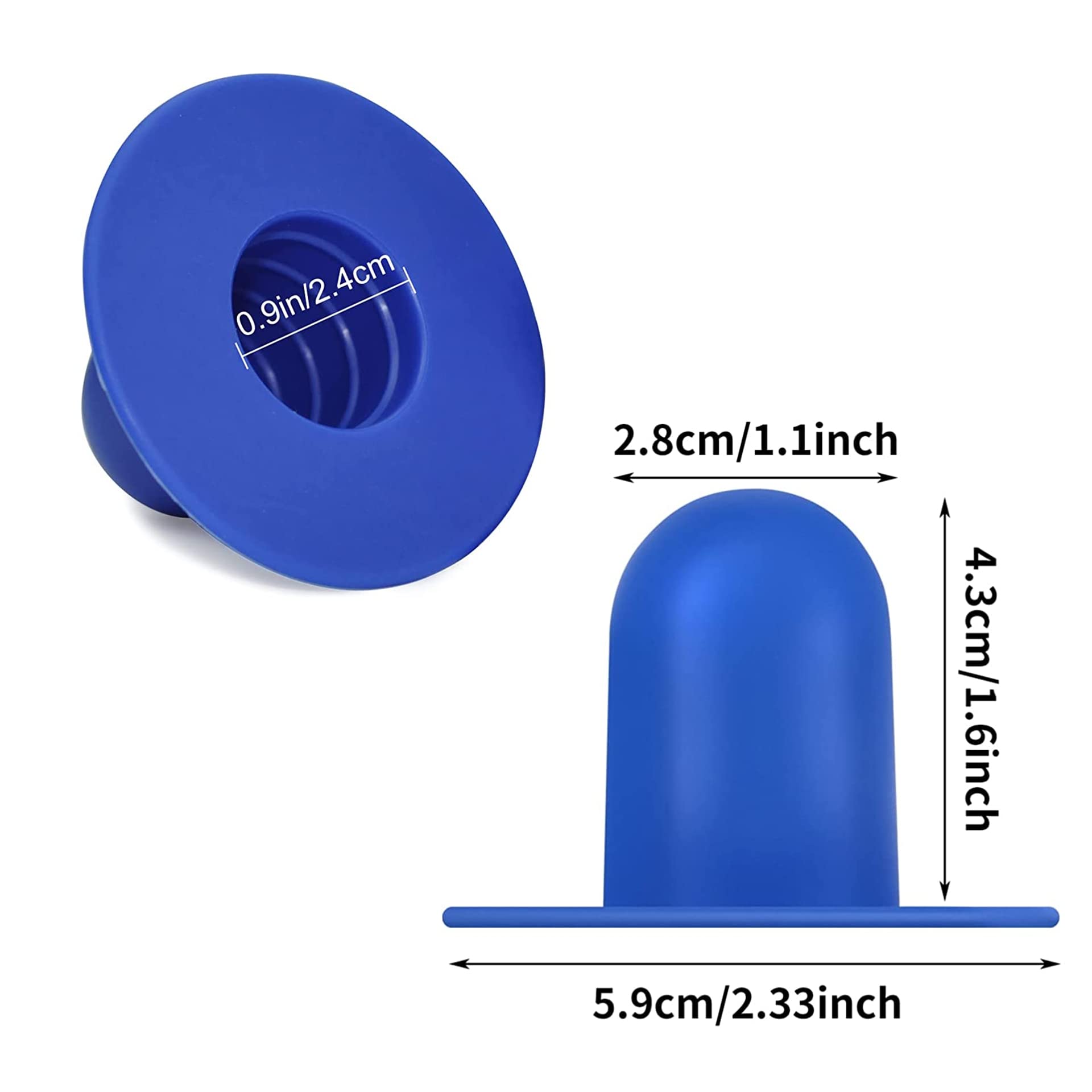 Tappi Per Piscina Fuori Terra – Set Da 4 – Tappi A Parete Universali Per Filtro Pompa Intex E Bestway