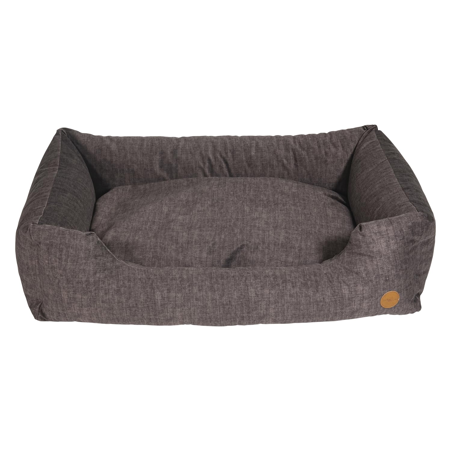 JACK AND VANILLA, Sofa, Dog Cushion, Manchester, Brown, Size XL, 120 x 80 x 27 cm