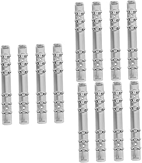 VILLCASE 12 Peças Fichário Livro Anéis De Folhas Soltas Anel Redondo A5 Anéis Mecanismo De Folhas Soltas Anel De Arquivo Anéis De Ligação Espinhos Pentes Pasta De Metal Anéis De Metal Aço