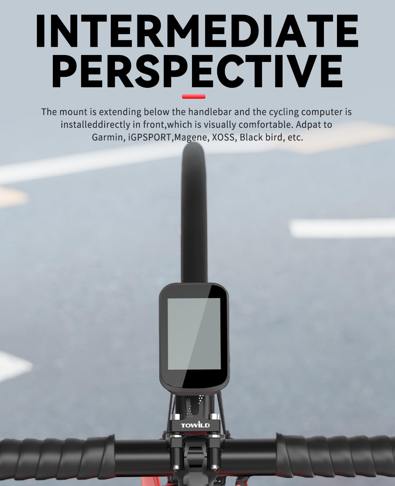 Support Vélo Pour GPS Garmin Et Marques Compatibles | Sangle Réglable - Guidons Ronds/Plats Universel