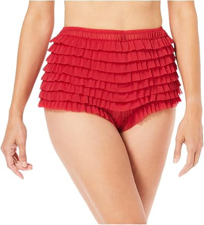Amoureuse Plus Size Nylon Mesh Rumba Boy Short