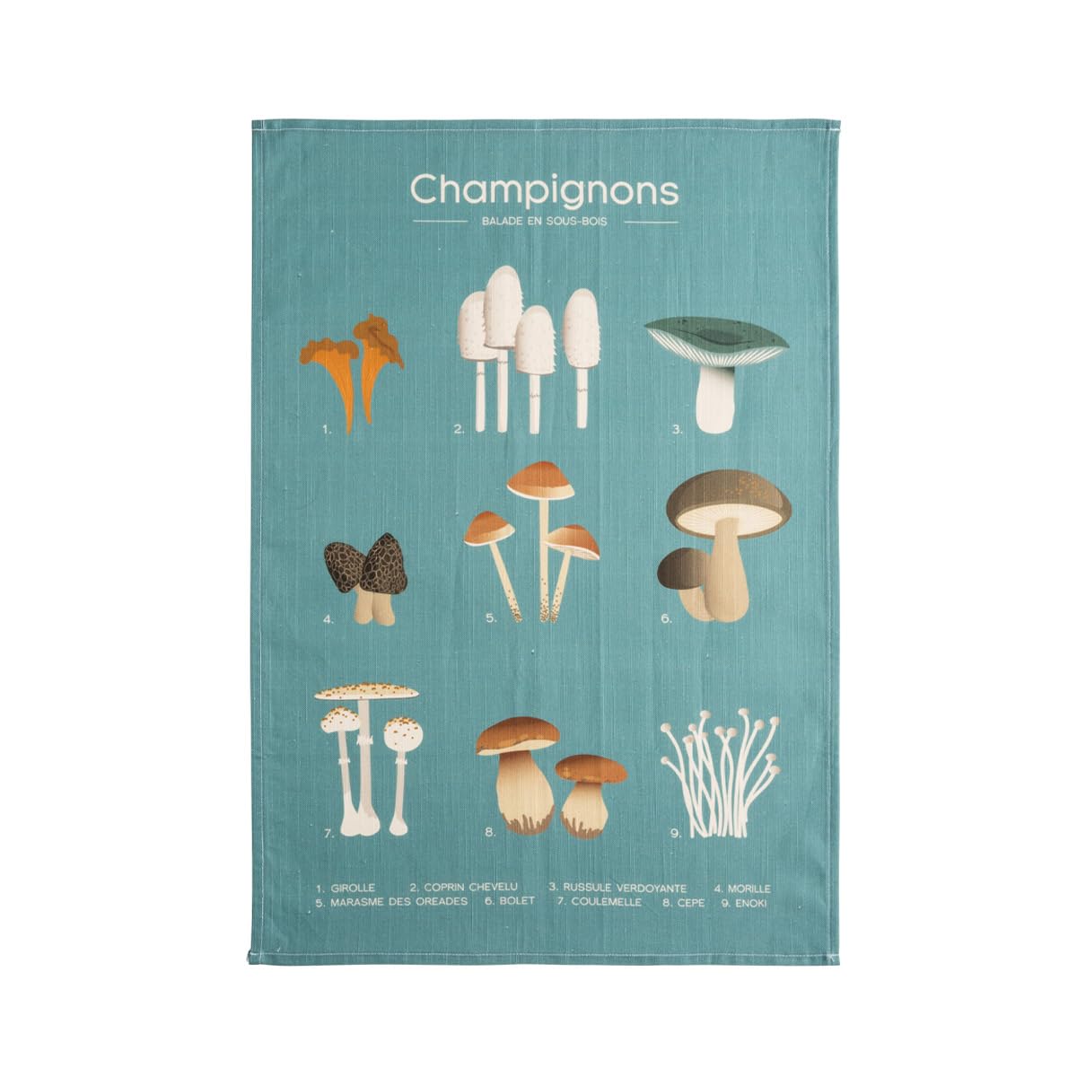 Coucke Printed Tea Towel, 50 x 75 cm