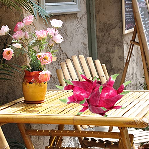 Ikasefu Fake Fruit, Decorative Pitaya, Pineapple, Grapefruit Artificial Lifelike Foam Fruits Simulation Fruit Toy Model Photography Prop Decor For Home Kitchen Party Wedding Decoration #TOP4