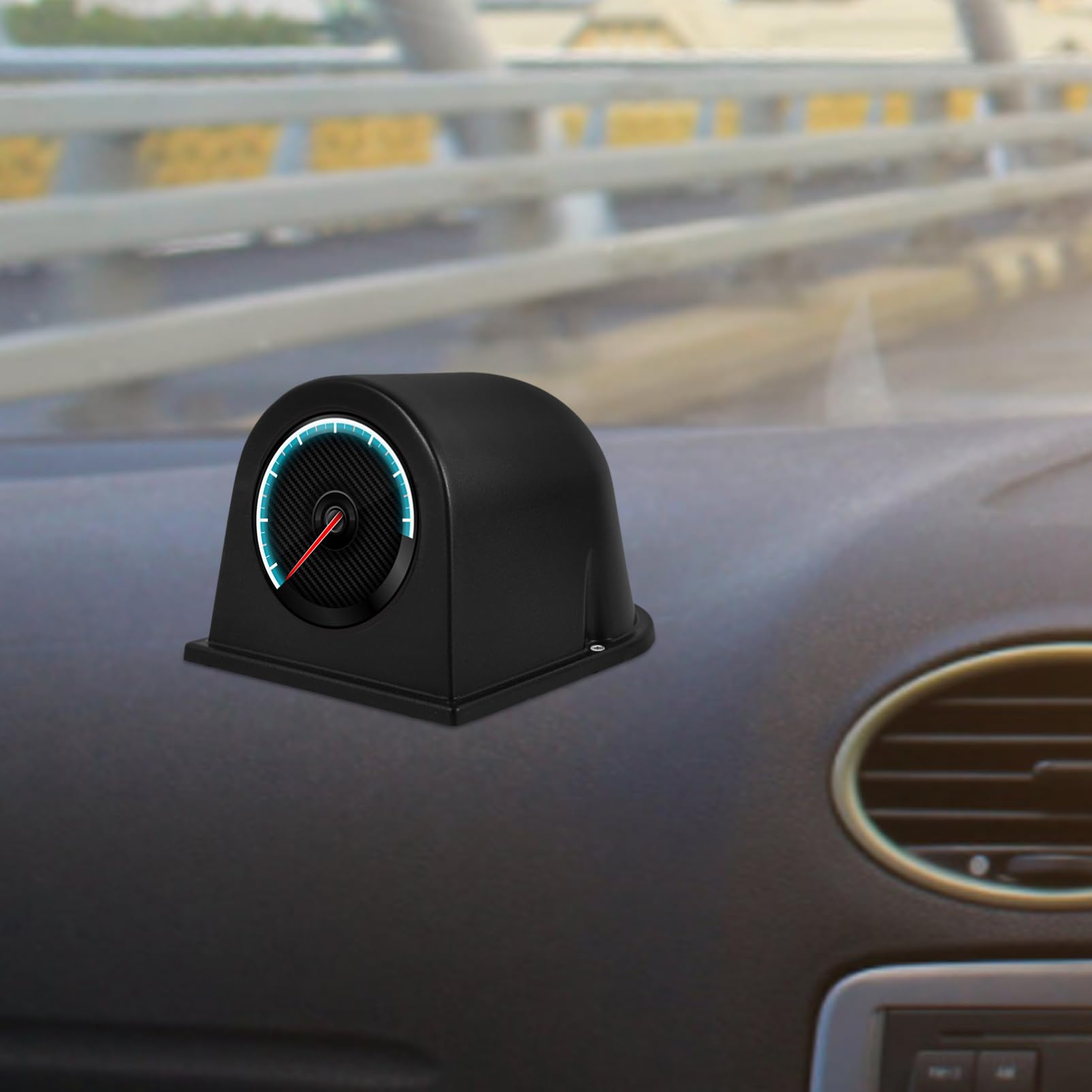 Luxshiny Support de Jauge Monotrou pour Tableau de Bord Fixation Durable et pour Montre Automobile