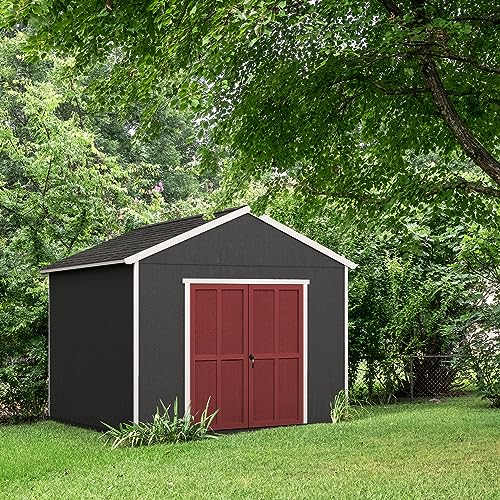 Handy Home Products 19424-5 Rookwood 10 X 8 Do-It-Yourself Wooden Storage Shed Brown thumb #7