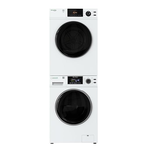 Equator Laundry Set 18 Lbs Washer 1.9cf+Vented Dryer 4cf SINGLE OUTLET 110V