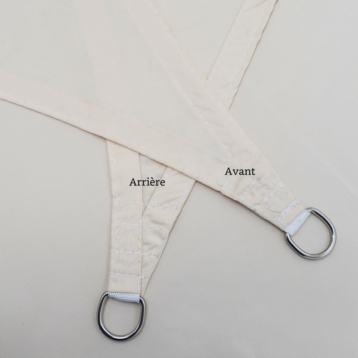 AMANKA UPF50+ Voile d'ombrage UV - 4x4x4 Polyester Triangle Protection Solaire - Toile Hydrofuge