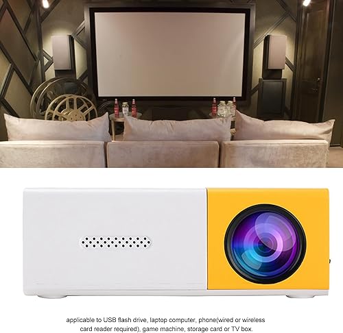 Miniatura 3 de Mini proyector de bolsillo TFT LCD 1080P 1920x1080 multimedia teatro video proyector de película con AV VGA HDMI USB para oficina, teléfono hogar,