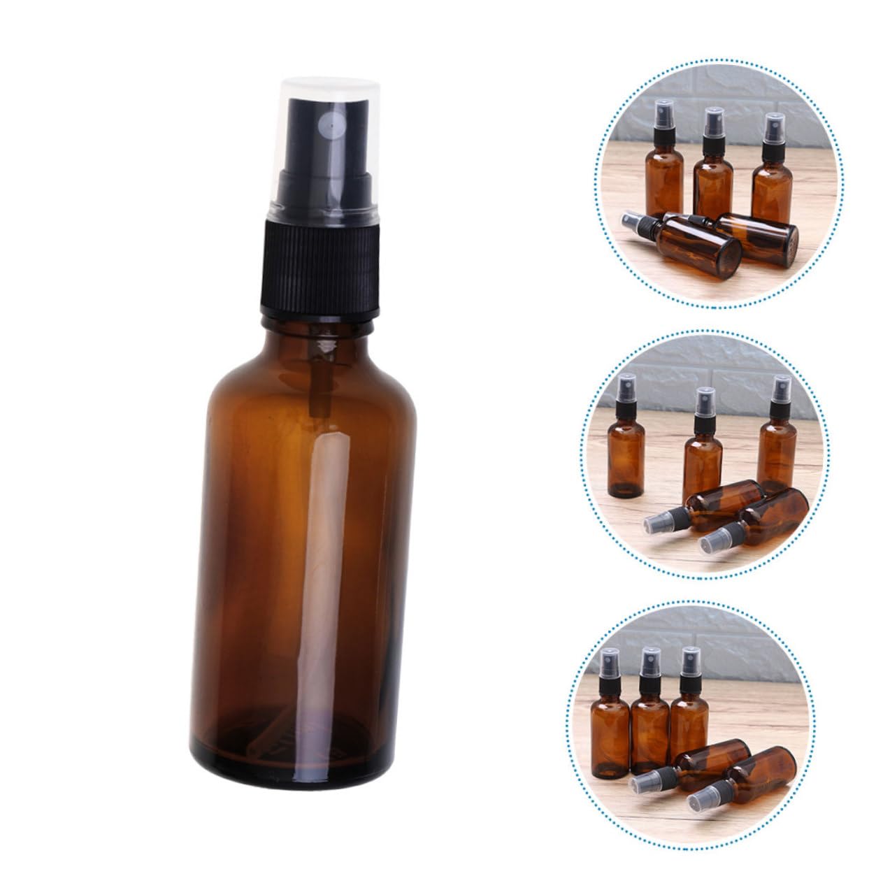 10pezzi Bottigliette Spray Vuote Ricaricabili da Viaggio Flaconi di Profumo Mini per Liquidi Essenziali Contenitori Trasparenti Riutilizzabili