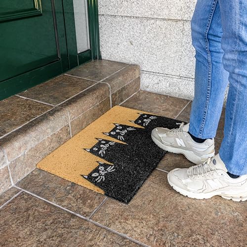 Fisura, “Cats” Coir Door Mat, Dirt Trapper Doormat with Non-Slip PVC Backing - Image 2