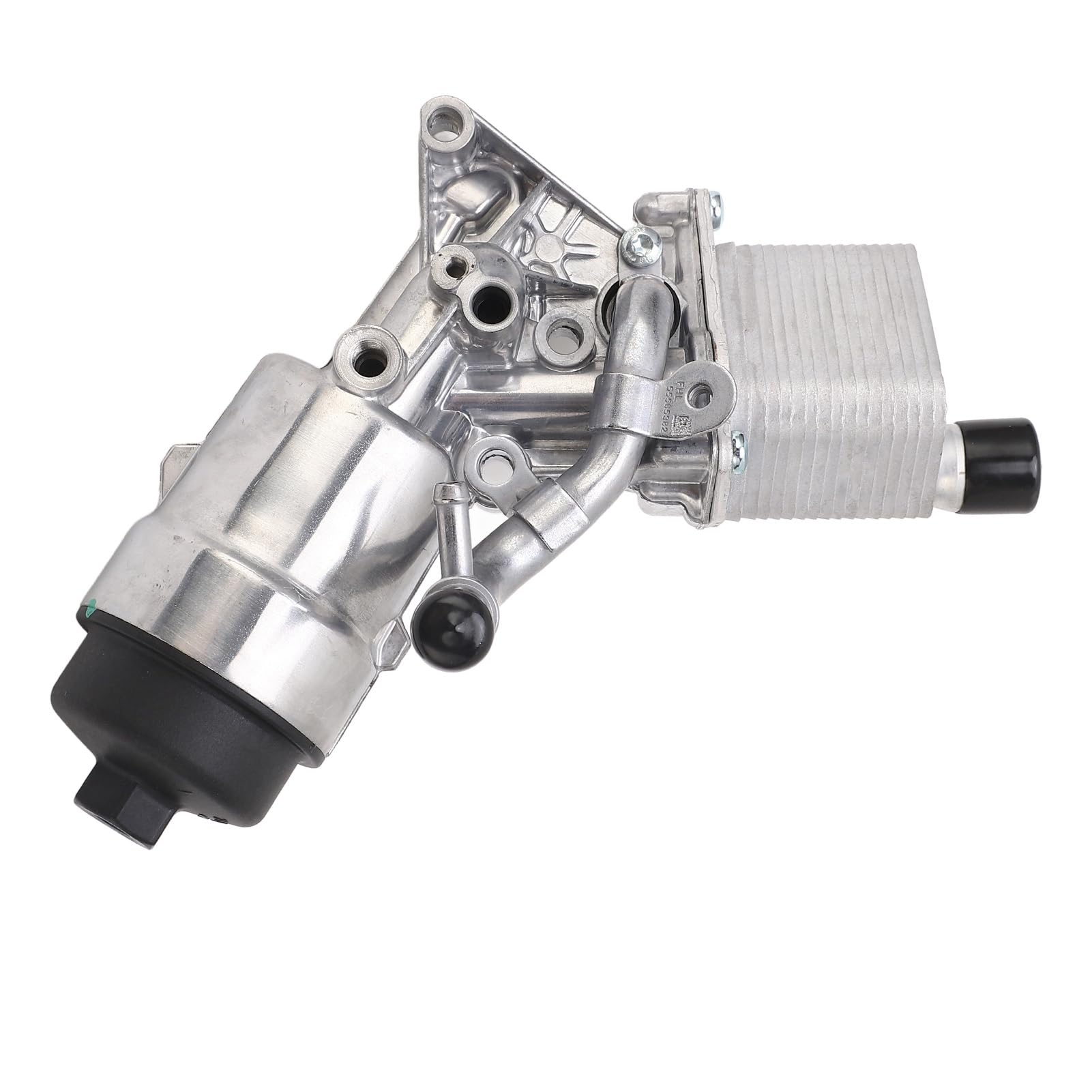 Aramox Boîtier de Filtre de Refroidisseur d'Huile Moteur, Remplacement en Métal pour, Protège le Filtre à Huile, Installation Facile pour les Modèles Turbocompressés