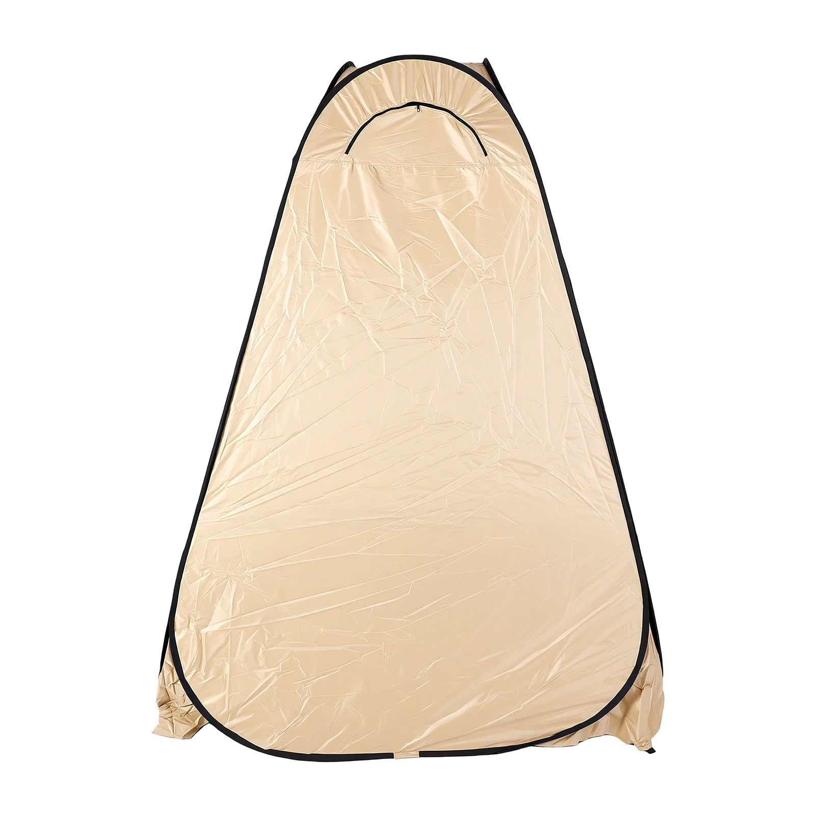 Naroote Tenda da Doccia per Esterni Tenda Fasciatoio Portatile Rivestita Nera per Campeggio con Tessuto Impermeabile 59,06x59,06x74,80 Pollici (Cachi)
