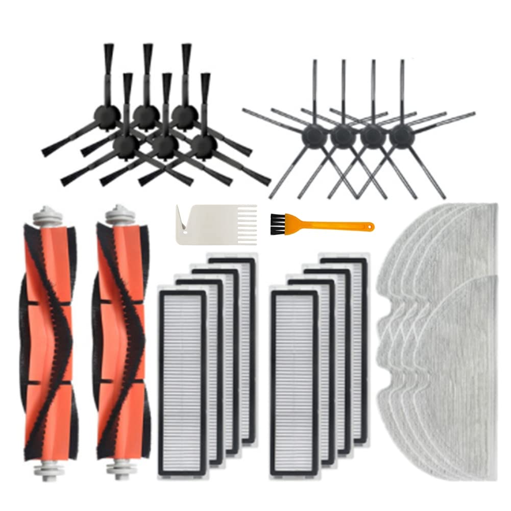 Für D9 Saugroboter, Ersatzbürste, Seitenbürste, HEPA-Filter, Wischtuch, Lappen, Ersatzteile, Zubehör