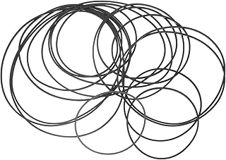 KONTONTY 50 Pçs Gravador De Fita Cassete Cinto Cassetes Gravador Toca-Fitas Gravador Quadrado Fita Cassete Cintos Gravador Cintos De Música Cassete Deck Cinto Quadrado E Borracha Plana Dvd