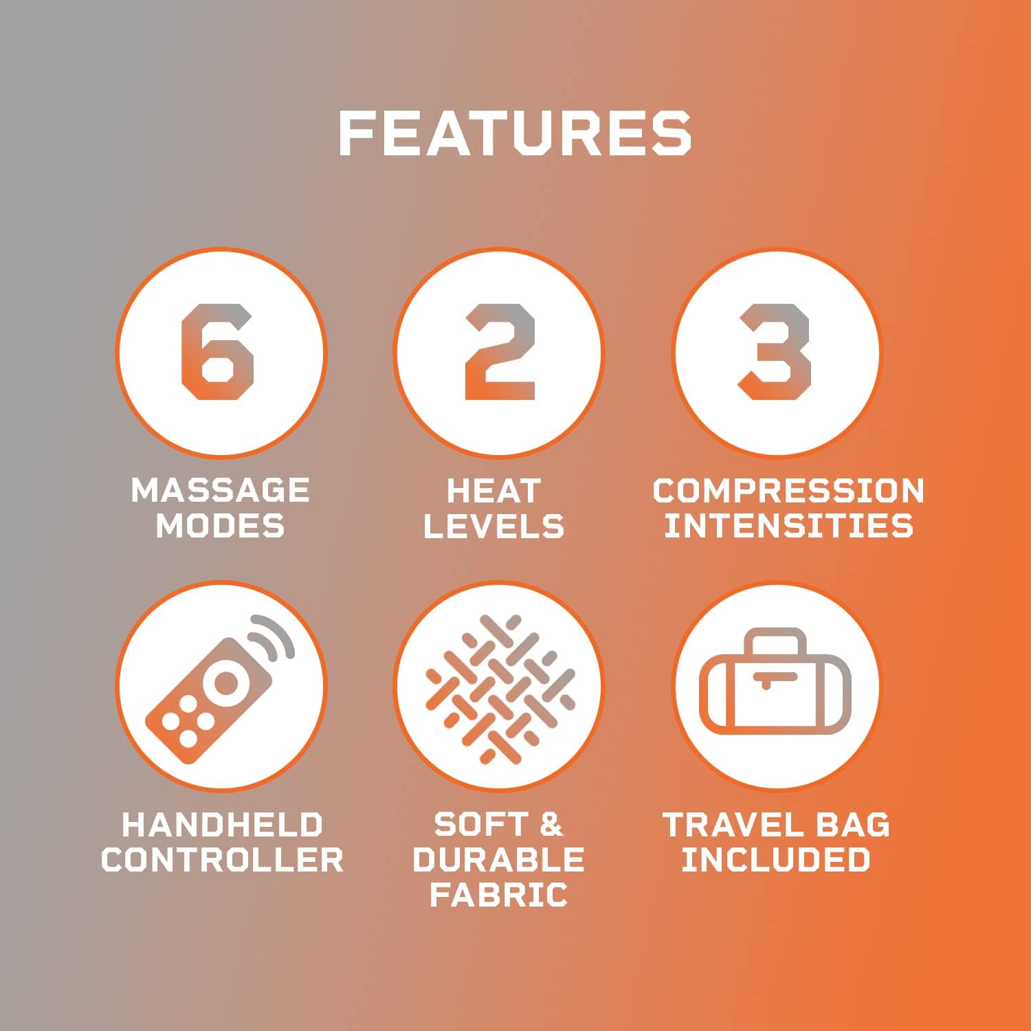 LifePro Leg Massager - Foot, Leg, Calf and Thigh Compression Massager for Circulation - with Heat and Compression Pain Relief for Foot & Knee Pain - Tall Extra Wide, Birthday Valentine’s Gift Her Him