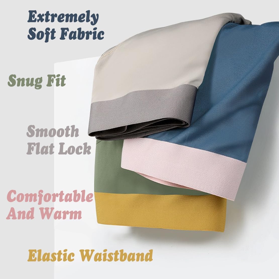 Ouruikia Men's Thermal Underwear Bottoms Silky Smooth Long Johns Thermals Pants Soft Base Layer Tights Leggings - Image 5