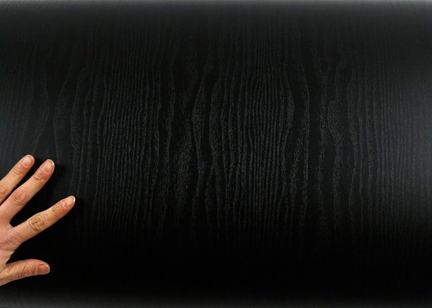 ROSEROSA Peel and Stick Solid Faux Wood Architectural Film Self-Adhesive Vinyl Film Wallpaper Door Wrap Counter Top Border Mirror Molding Trim SG15