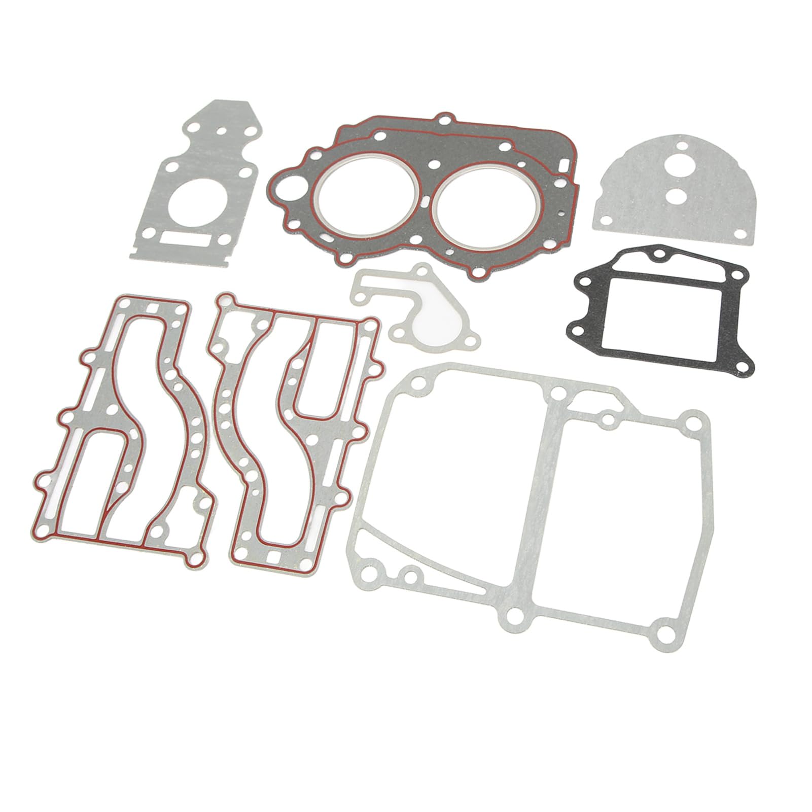 Set guarnizioni coperchio cilindro Guarnizioni di tenuta in plastica ABS di alta qualità per parti del motore fuoribordo 2 tempi 15HP 18HP Supporto pompa acqua di ricambio
