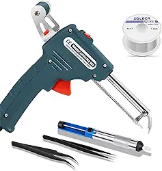 Kit de Solda 60W 110V Uniwity com Pistola Automática, Sugador, Fio de Estanho e Pinças GN-565B FBA