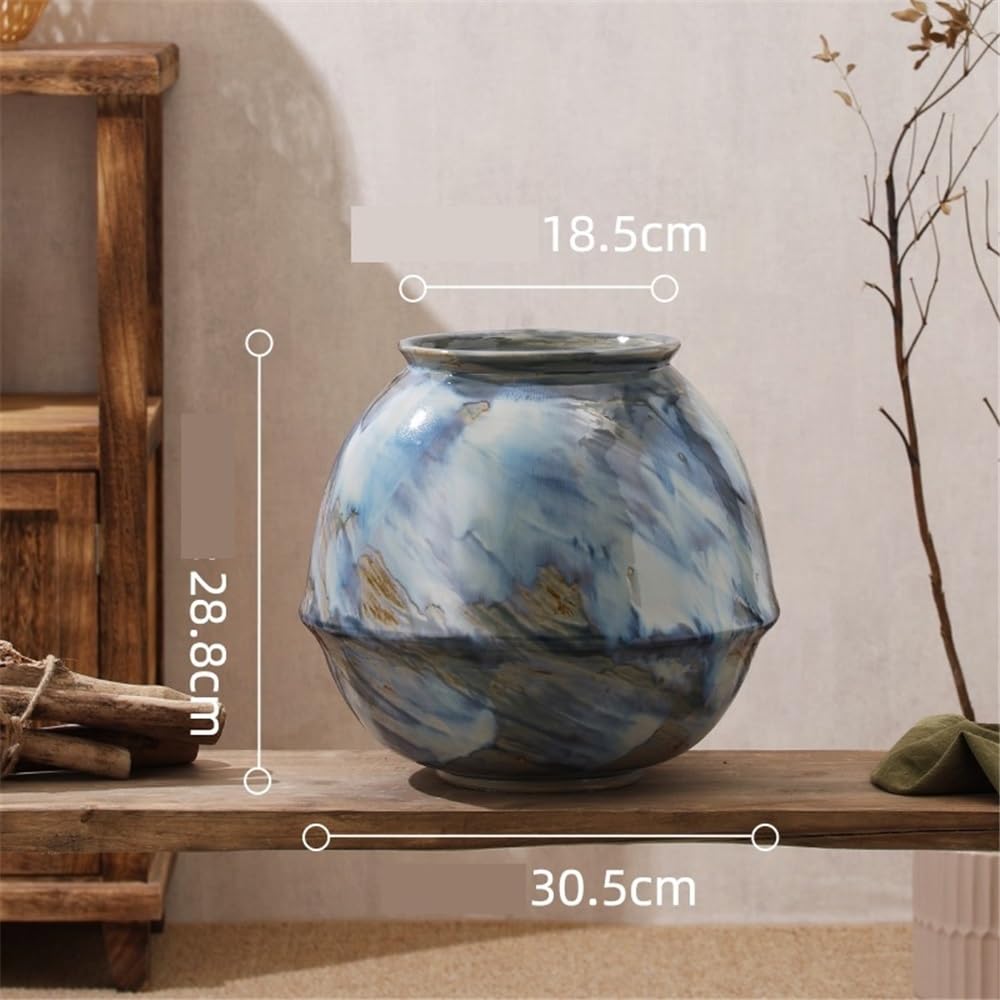 Sadzarki do kwiatów Chińska Jingdezhen Ceramiczna Doniczka Wysokotemperaturowa Dekoracja Szafki RTV Hotelowa Ozdoba